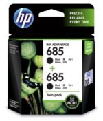 HP 685 Black Twin Pack Ink Pack of 2