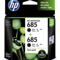 HP 685 Black Twin Pack Ink Pack of 2