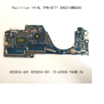 HP Pavillion 14-AL Motherboard TPN-Q171 DAG31AMB6D0 W/ i5-6200U 940MX 2G 855834-601 855834-001