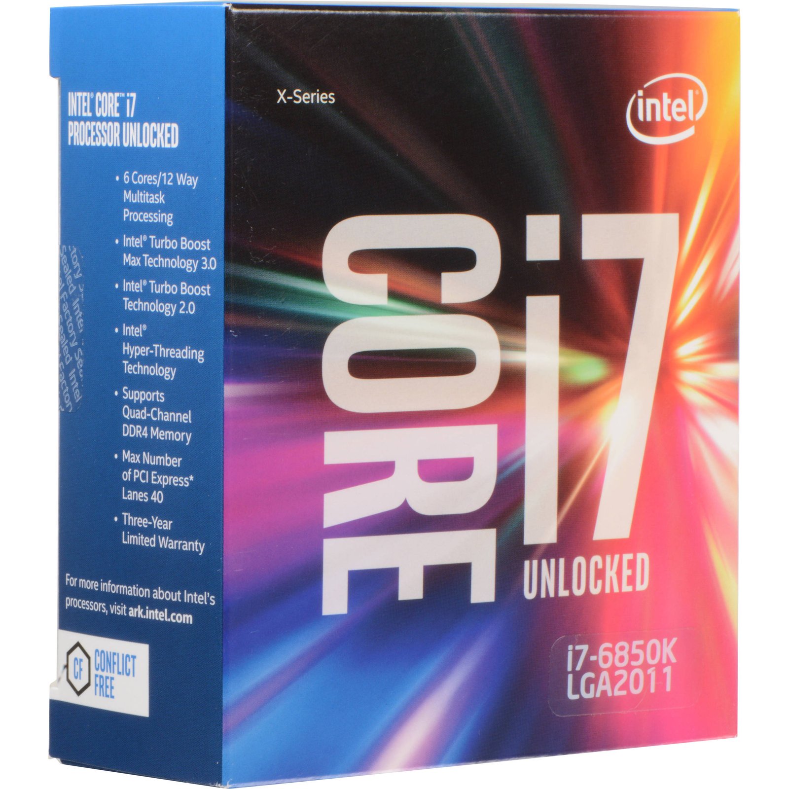 INTEL CORE I7-6850K BROADWELL-E LGA 2011-V3 DESKTOP PROCESSOR