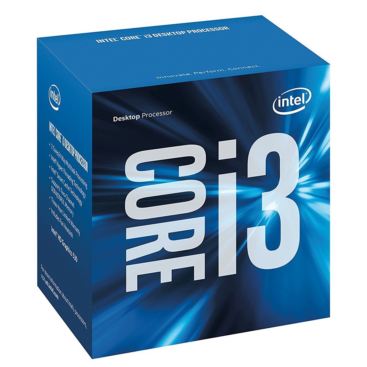 Intel Sixth Generation Core i3 6098P (3.6Ghz) Processor LGA1151 DDR4 Memory