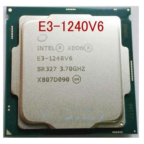 Intel Xeon Processor E3-1240V6 Quad-Core Processor LGA1151 CPU