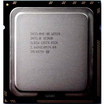 Intel Xeon laptop Core W3520 2.66GHZ/8MB 4.8GT/s QPI LGA1366 SLBEW CPU