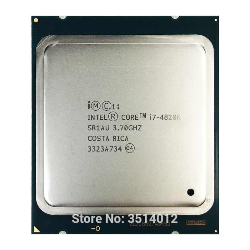 Intel i7-4820k (3.7Ghz/10MB/4 Cores/Socket 2011/5 GT/s DMI) Desktop CPU