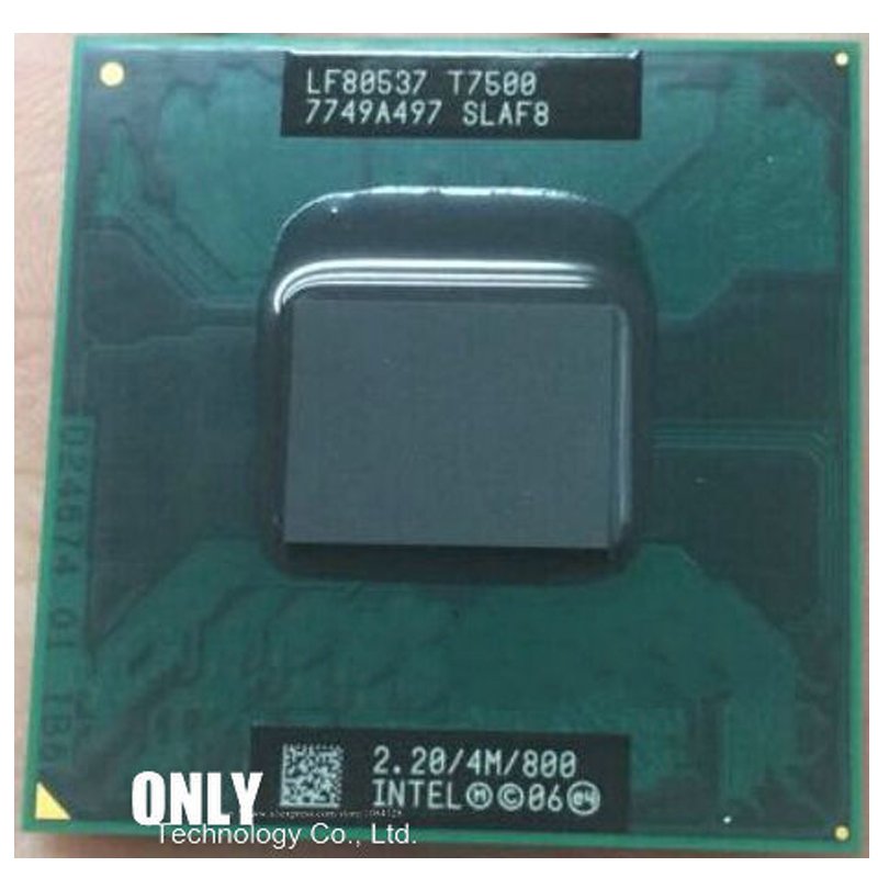 Intel Core T7500 CPU 4MB Socket 479 Cache/2.2GHz/800/Dual Laptop Notebook Processor