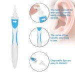 Intelligent Ear Dig Earwax Removal with soft spiral 16 tips ear cleaning tools