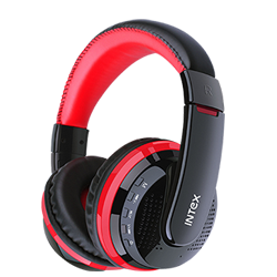Intex MAGNA USB Over-Ear Headphone with Mic (Black and Silver) - Image 3