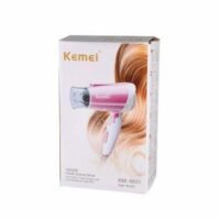 KEMEI (KM-6831) 1600 watt Foldable / Portable Mini hair dryer with hot / cold and speed control function
