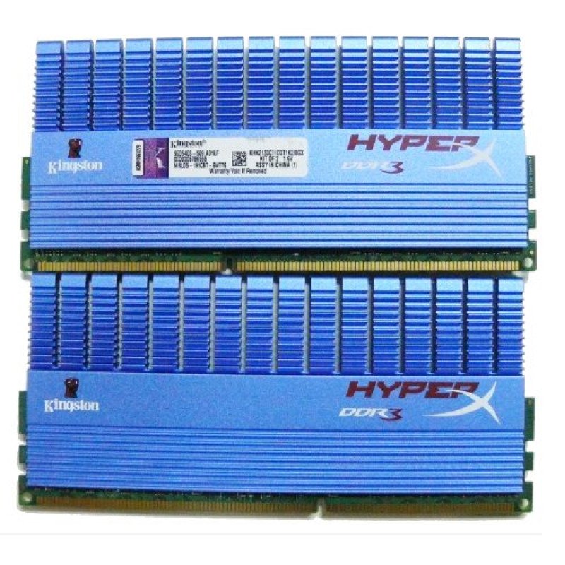 KINGSTON RAM HYPERX KEYED 8GB (2x4GB) DDR3-2133 MHz INTEL XMP CL11 (KHX2133C11D3T1K2/8GX)
