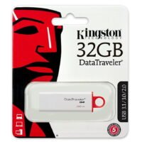 Kingston Digital 32GB Data Traveler 3.0 USB Flash Drive - Red (DTIG4/32GB ) Pendrive