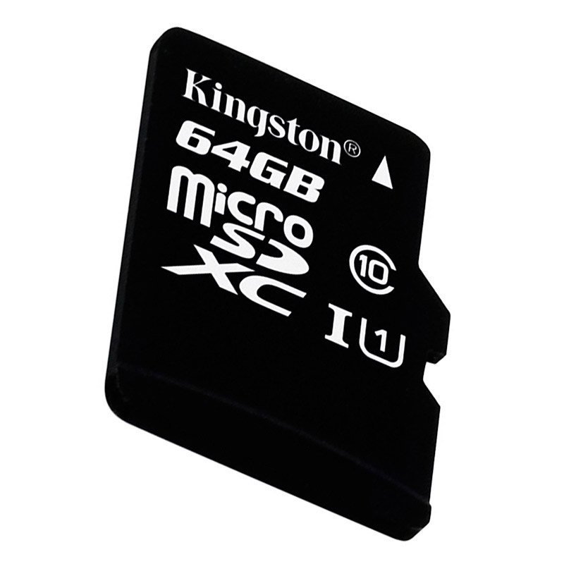 Kingston Digital 64GB microSDXC Class 10 UHS-I 45MB/s Read Card with SD Adapter - Image 3