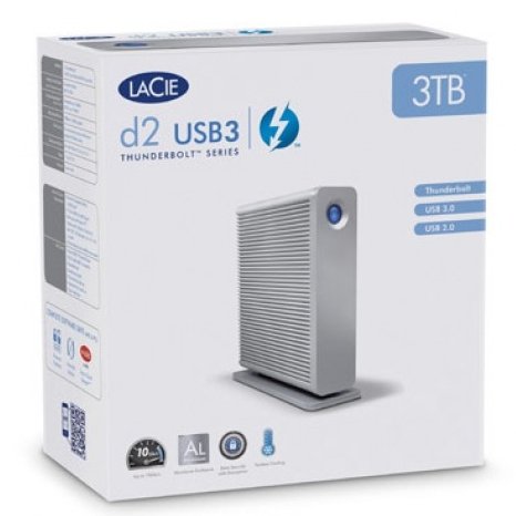LACIE EXTERNAL HDD - D2 QUADRA 3TB USB 3.0