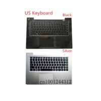 Lenovo Ideapad U430 U430P Palmrest Upper Case Keyboard Bezel with Touchpad US Backlit Keyboard