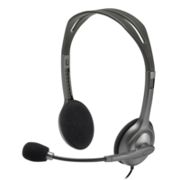 Logitech H111 Stero Headset, Black & Grey by Logitech