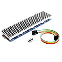 MAX7219 Dot Matrix Module For Arduino Microcontroller 4 In 1 Display with 5pin Line