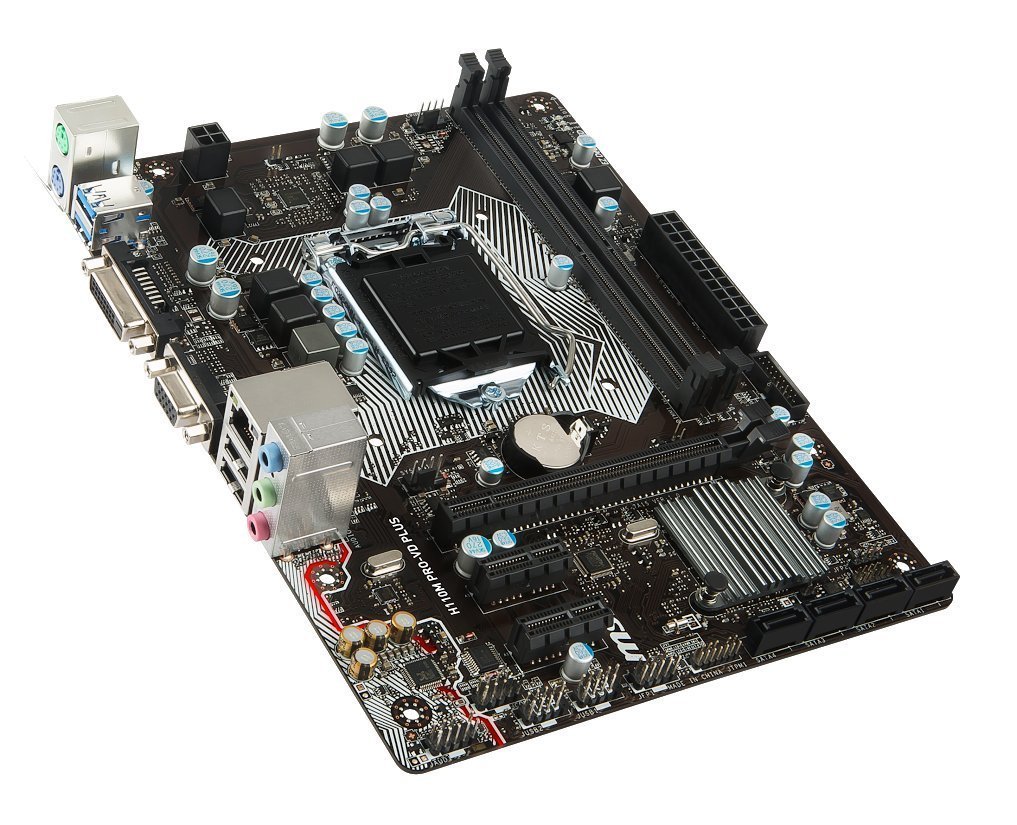 MSI H110M PRO-VD PLUS LGA 1151 Intel H110 SATA 6Gb/s USB 3.1 - Image 2
