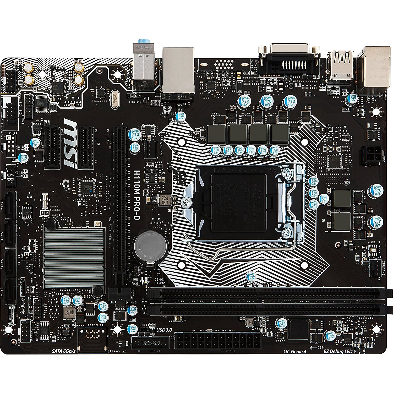 MSI H110M PRO-VD PLUS LGA 1151 Intel H110 SATA 6Gb/s USB 3.1