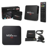 MXQ Pro 64 bit Quad Core 4K Smart TV Box, 1Gb RAM 8Gb ROM, Android 6.0.1 Marshmallow – Kodi 17.6 Krypton