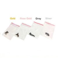 Macbook A1534 Golded Pink Gray Silver Bottom Case Back Cover Screws 8stars A set Brand New 2015 2016 Years
