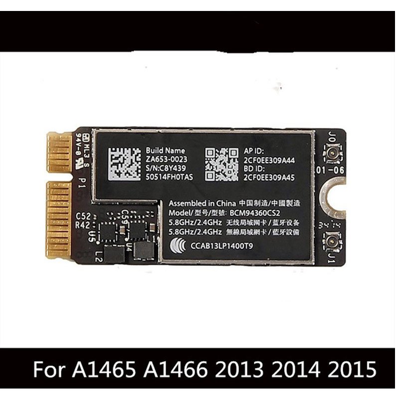 Macbook Air 11" A1465 13" A1466 2013 2014 2015 BCM94360CS2