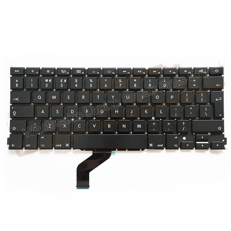 Macbook Pro 13.3" Retina A1425 UK QWERTY Standard keyboard MD212 MD213 2012 Year