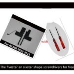 Macbook Pro Retina 15.4 A1398 Internal Left & Right Speaker 2012-2015 with Free Fivestar and Sixstar Shape Screwdeives