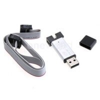 Mini USBISP USBASP Programmer Aluminum for 51 single chip AVR WIN7 64