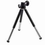 Mini metal tripod for smartphones and cameras