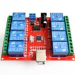 New 12v 8 Channel Relay Module Computer USB Control Switch PC Intelligent Controller