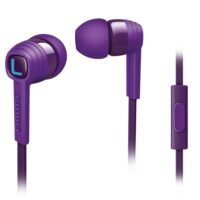 Philips SHE7055PP/00 CitiScape Indies Collection In Ear Headphones with Mic - Purple