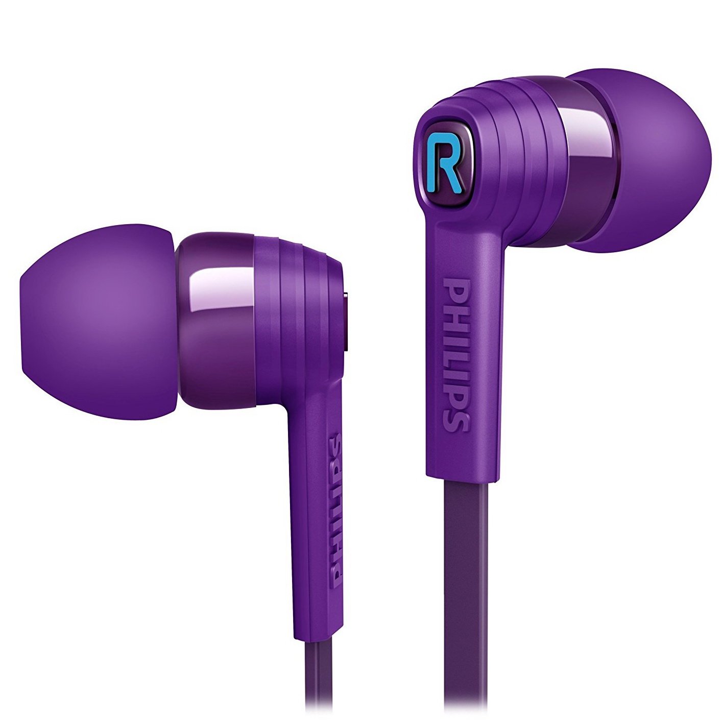 Philips SHE7055PP/00 CitiScape Indies Collection In Ear Headphones with Mic - Purple - Image 2