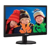 Philips 203V5LSB26 19.5 inch LED Backlit LCD Monitor  (Black)
