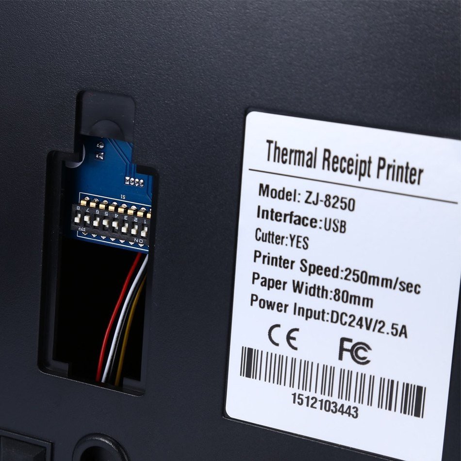 POS Thermal Printer 80mm Receipt Small Ticket Barcode Printer for Shop - Image 6