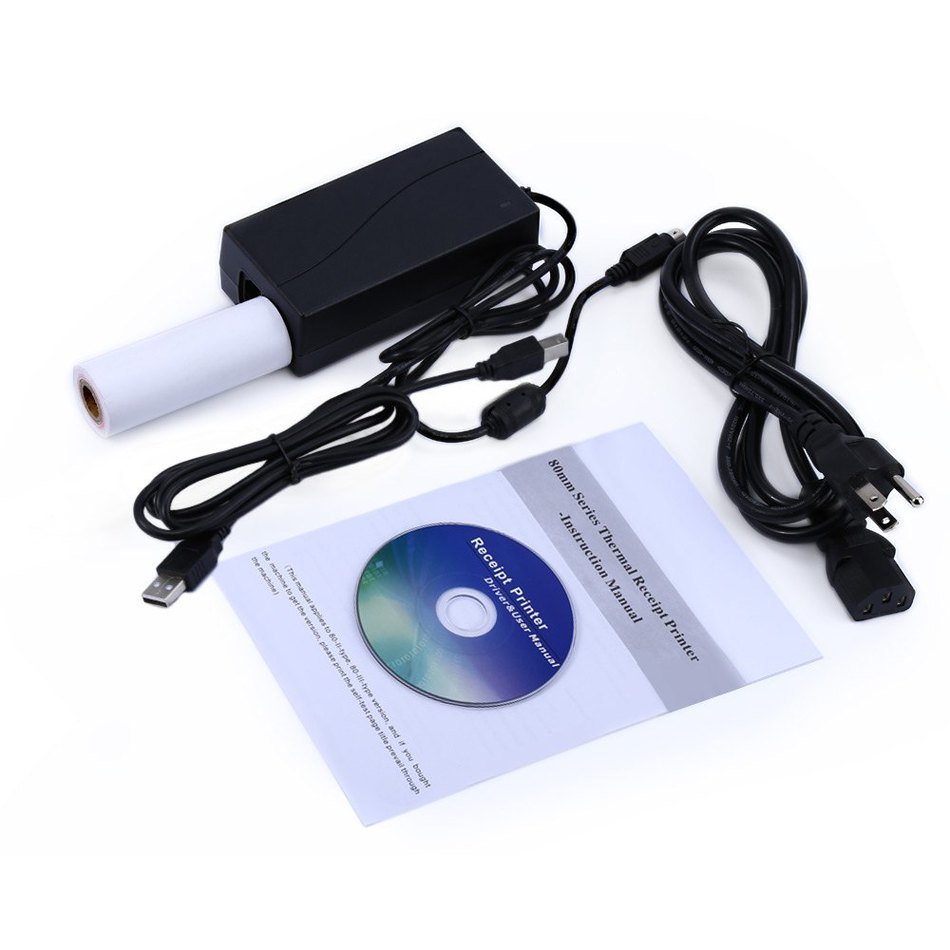 POS Thermal Printer 80mm Receipt Small Ticket Barcode Printer for Shop - Image 8