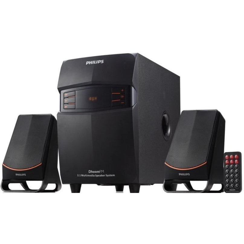 Philips MMS-2550F/94 2.1 Multimedia Speaker System (Black)