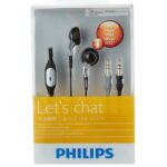 Philips SHM 3100 Earbud Headphone with Mic (Black)