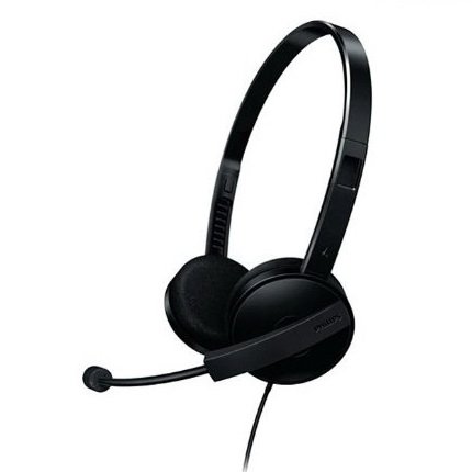 Philips SHM3550/10 On-Ear PC Headset (Black) - Image 2
