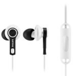 Philips SHQ2305WS/00 ActionFit Stereo Headphone with Mic (Black/White)