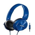 Philips Shl3095Bl/94 Dj Style Monitoring Headphone With Mic (Blue)