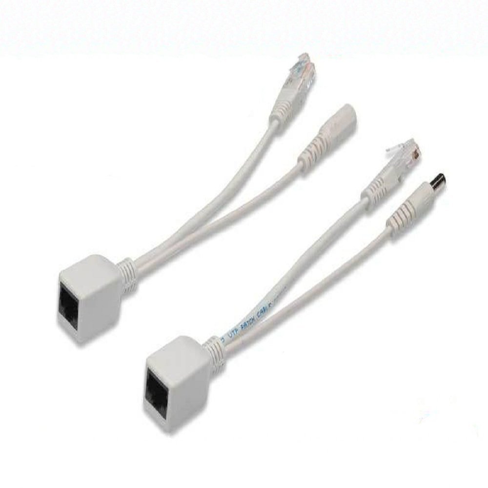 Poe Power Over Ethernet Injector Splitter Cable Kit