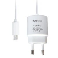 Portronics 1A USB AC Adapter With Micro USB Cable