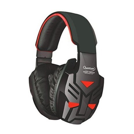 Quantum qhm 880 On Ear Headset with Mic Black - Image 2