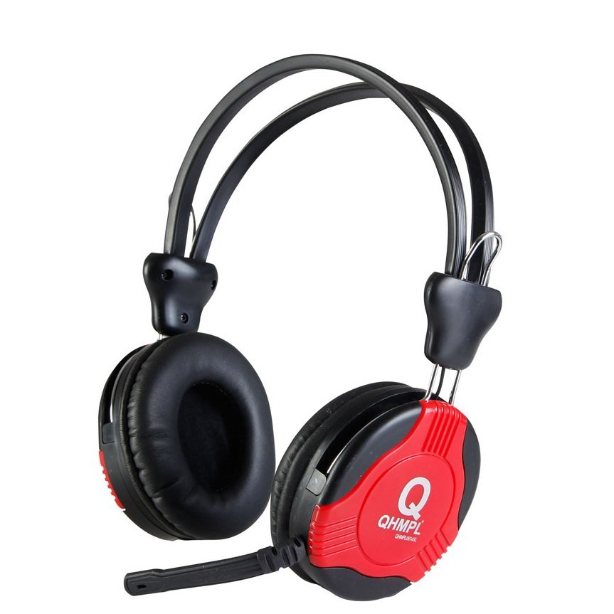 Quantum qhm 880 On Ear Headset with Mic Black - Image 3