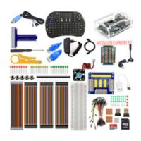 Raspberry Keyboard Ultimate Learning kit With 5V 3A adapter+Case+dupont line+sd card+ charger for Raspberry Pi 3 model b+