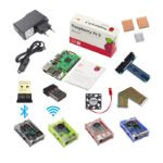 Raspberry Pi 3 Model B Starter Kit Pi 3+1 Acrylic Case +2.5A Power Supply + Fan + GPIO Adapter +Wifi Bluetooth Adapter