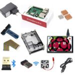 Raspberry Pi 3 Model B Starter Kit Pi 3+3.5 Inch Screen+2.5A Power Supply + Fan + GPIO Adapter +Wifi Bluetooth Adapter