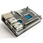 Raspberry Pi Model B+ B Plus Black Case Cover Shell Enclosure Box Transparent double color Compatible LCD 3.2 inch/3.5 inch