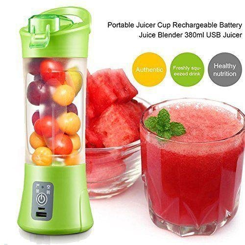 Rechargeable and Portable Blender / Juicer with Sipper, Holder and USB port for Emergency charging of Smartphones - Image 5