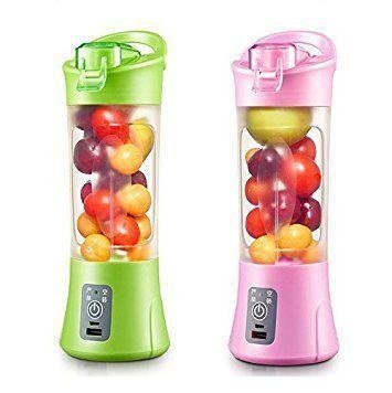 Rechargeable and Portable Blender / Juicer with Sipper, Holder and USB port for Emergency charging of Smartphones - Image 3