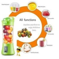 Rechargeable and Portable Blender / Juicer with Sipper, Holder and USB port for Emergency charging of Smartphones